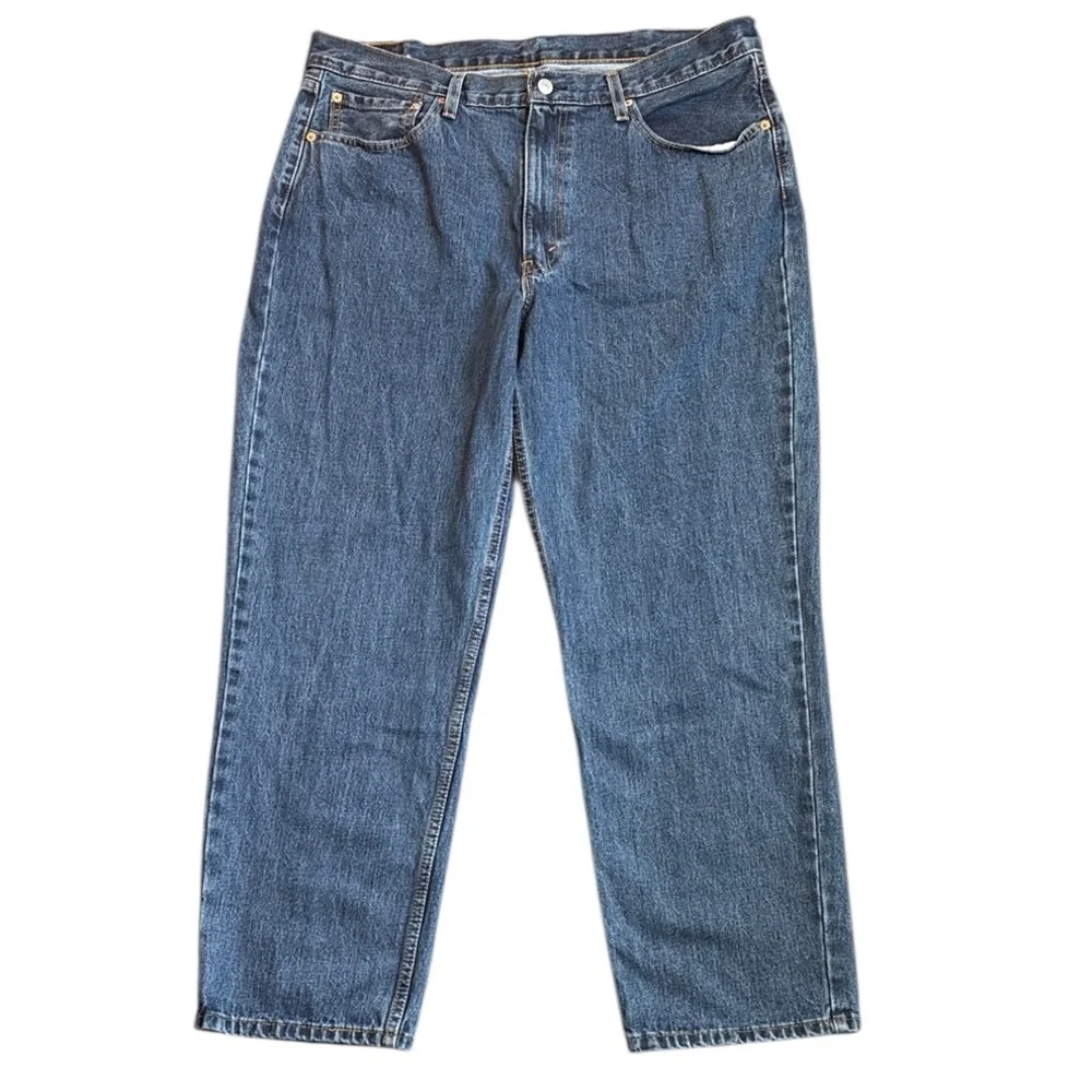 Levi’s 550 Jeans Men’s 38x30 Dark Blue Relaxed Fit Straight Leg Cotton